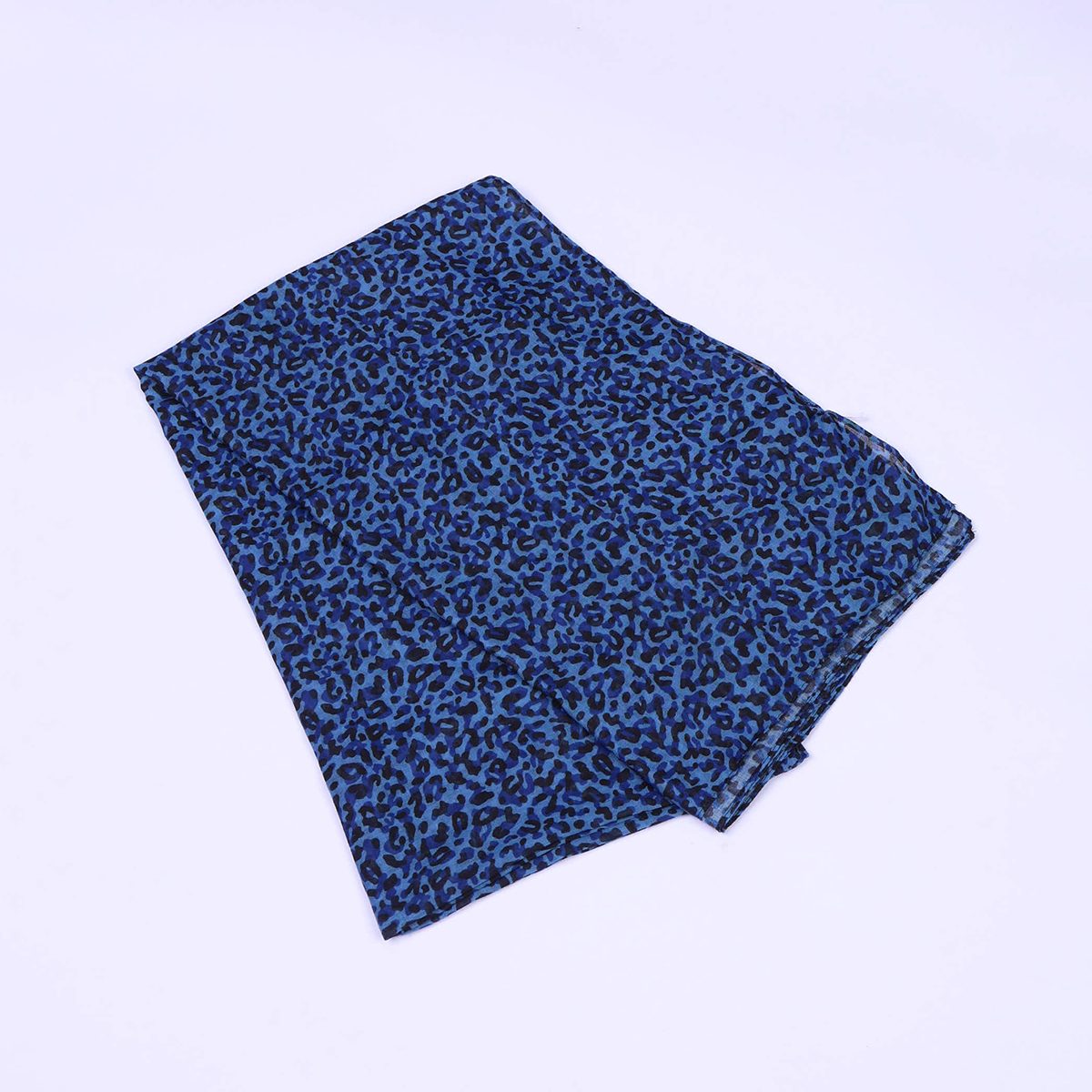 Foulard léopard Heliza bleu, MISE AU GREEN