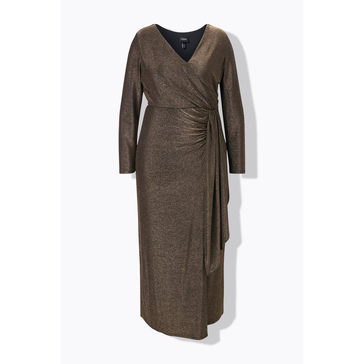 Robe maxi à paillettes or, ULLA POPKEN