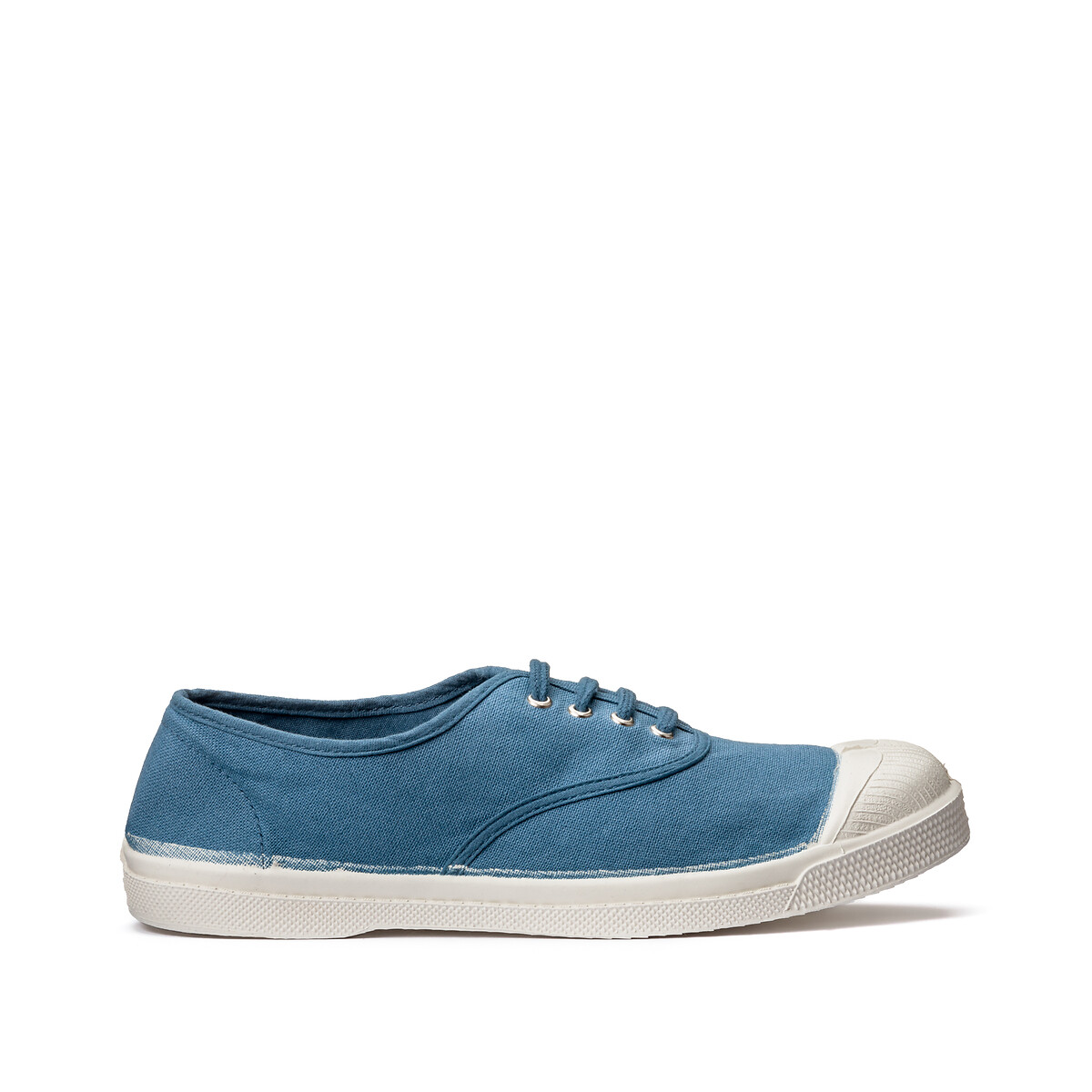 Tennis à lacets bleu denim, BENSIMON