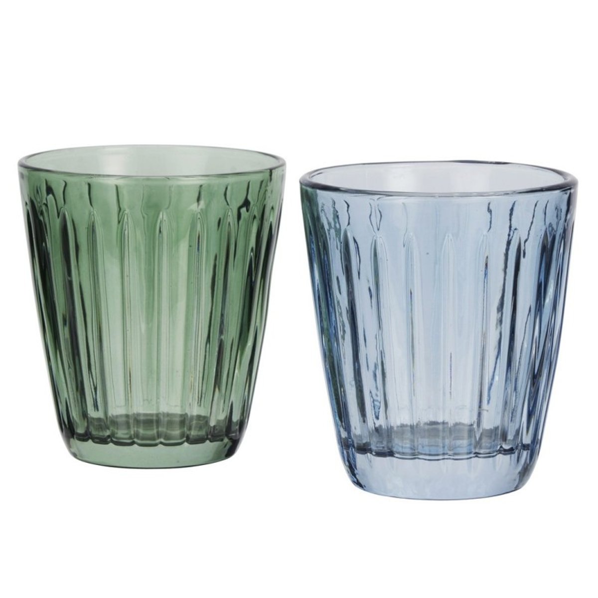 Verre à eau coloré set de 2 multicolore, MADAM STOLTZ