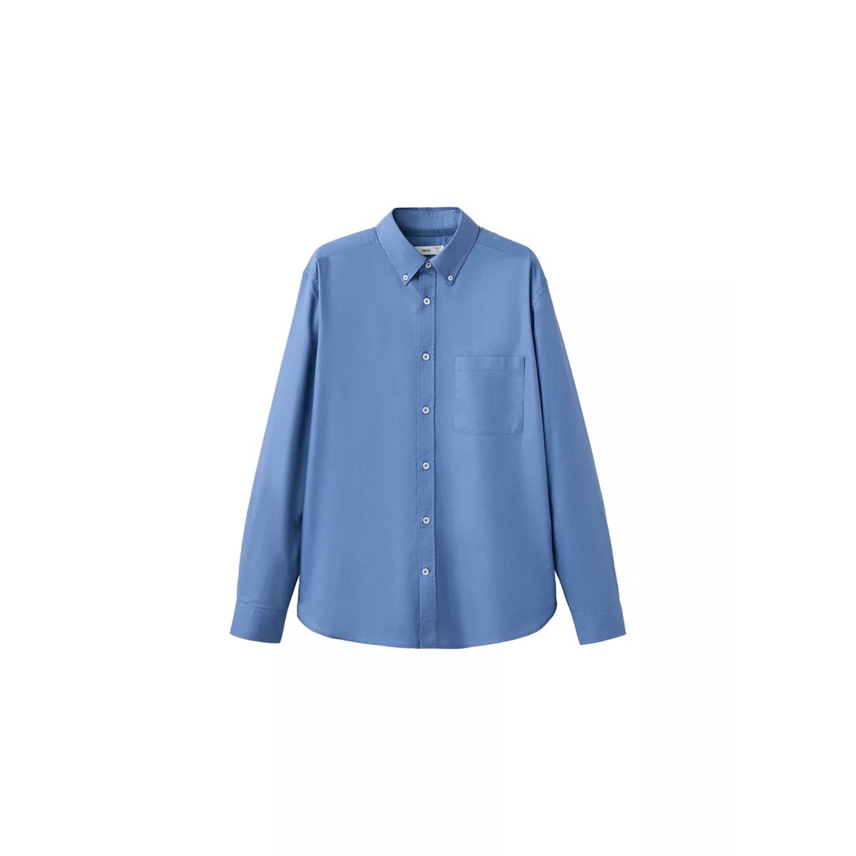 Chemise Oxford légère 100 % coton regular-fit bleu encre, MANGO MAN