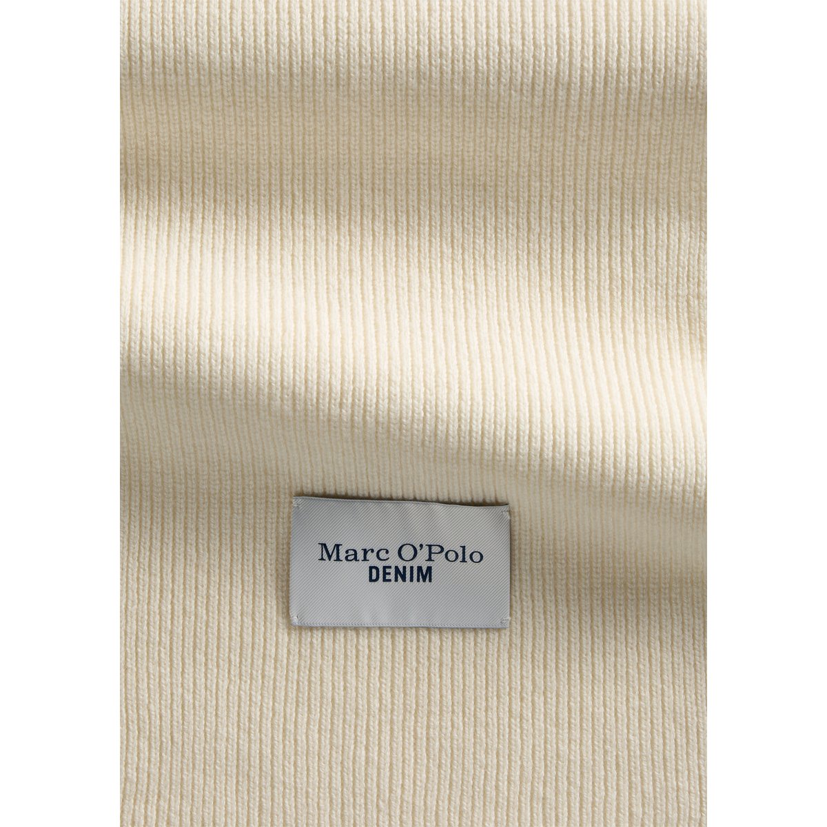 écharpe tricotée en laine mérinos douce blanc, MARC O’POLO DENIM