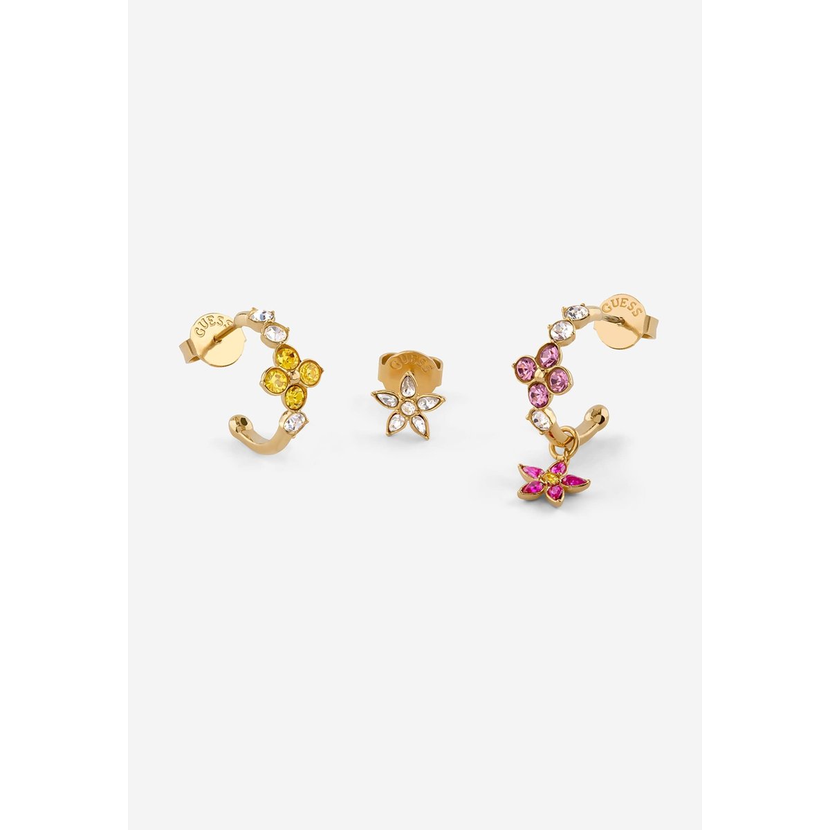Boucles D'oreilles Secret Garden fantaisie multicolore, GUESS