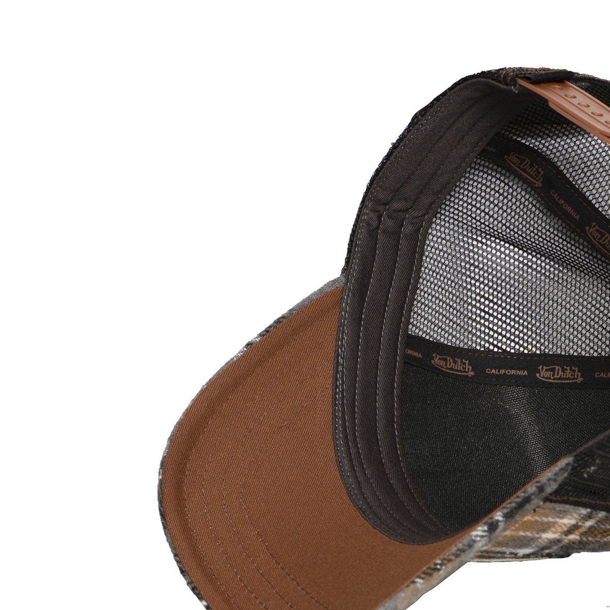 Casquette Baseball Car gris/orange/noir/blanc, VON DUTCH