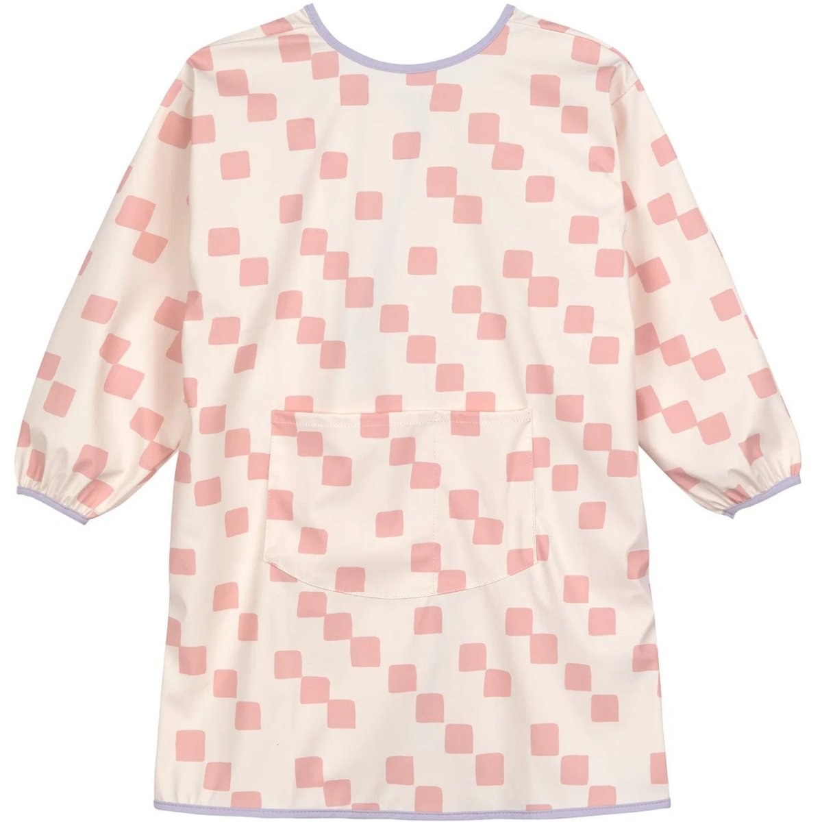 Tablier manches longues rose, violet, LASSIG