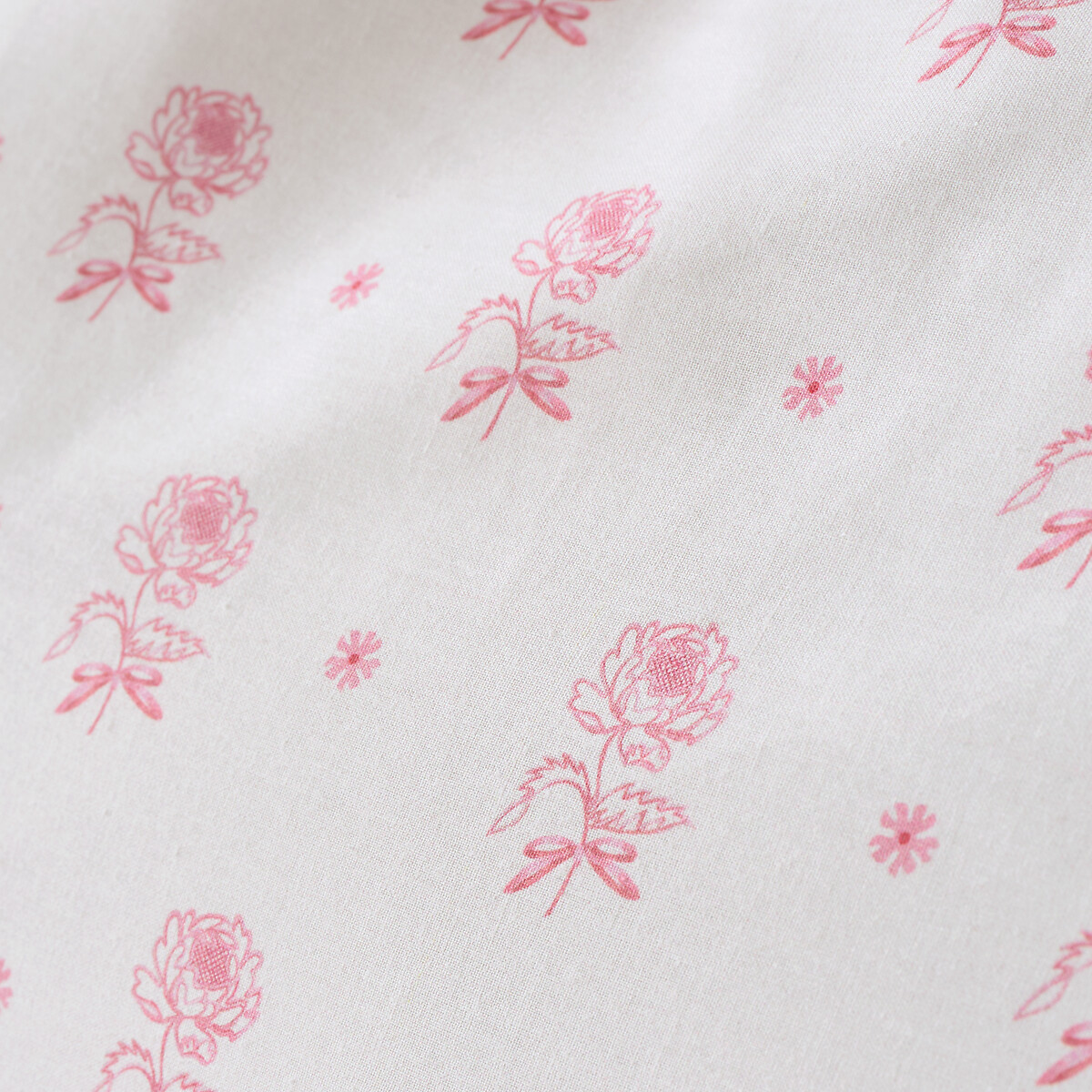 Spitalfield Bunches Cotton Pillowcase Pair pink, CATH KIDSTON