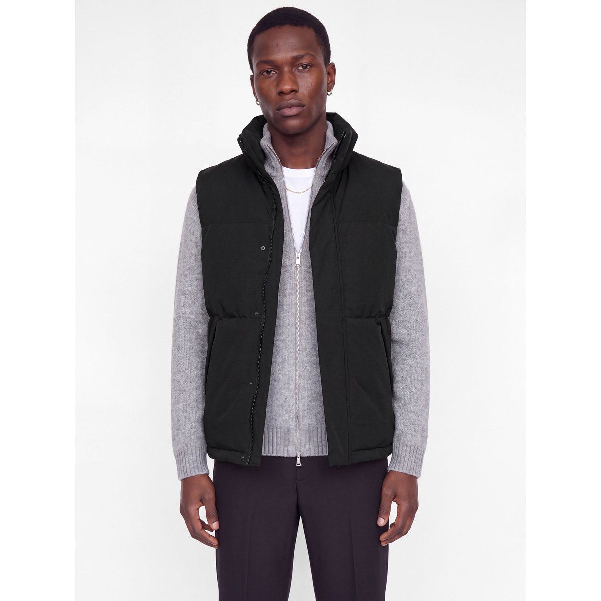 Gilet black 1, JACK & JONES