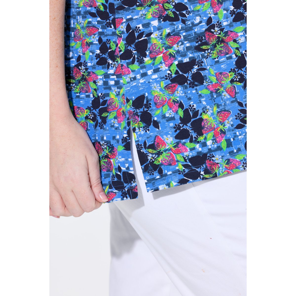 T-shirt bleu roi, ULLA POPKEN