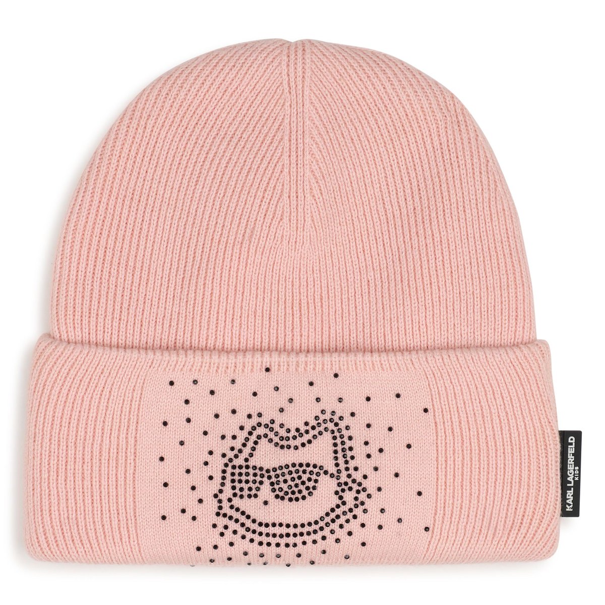 Ensemble bonnet et tour de cou rose petale, KARL LAGERFELD KIDS