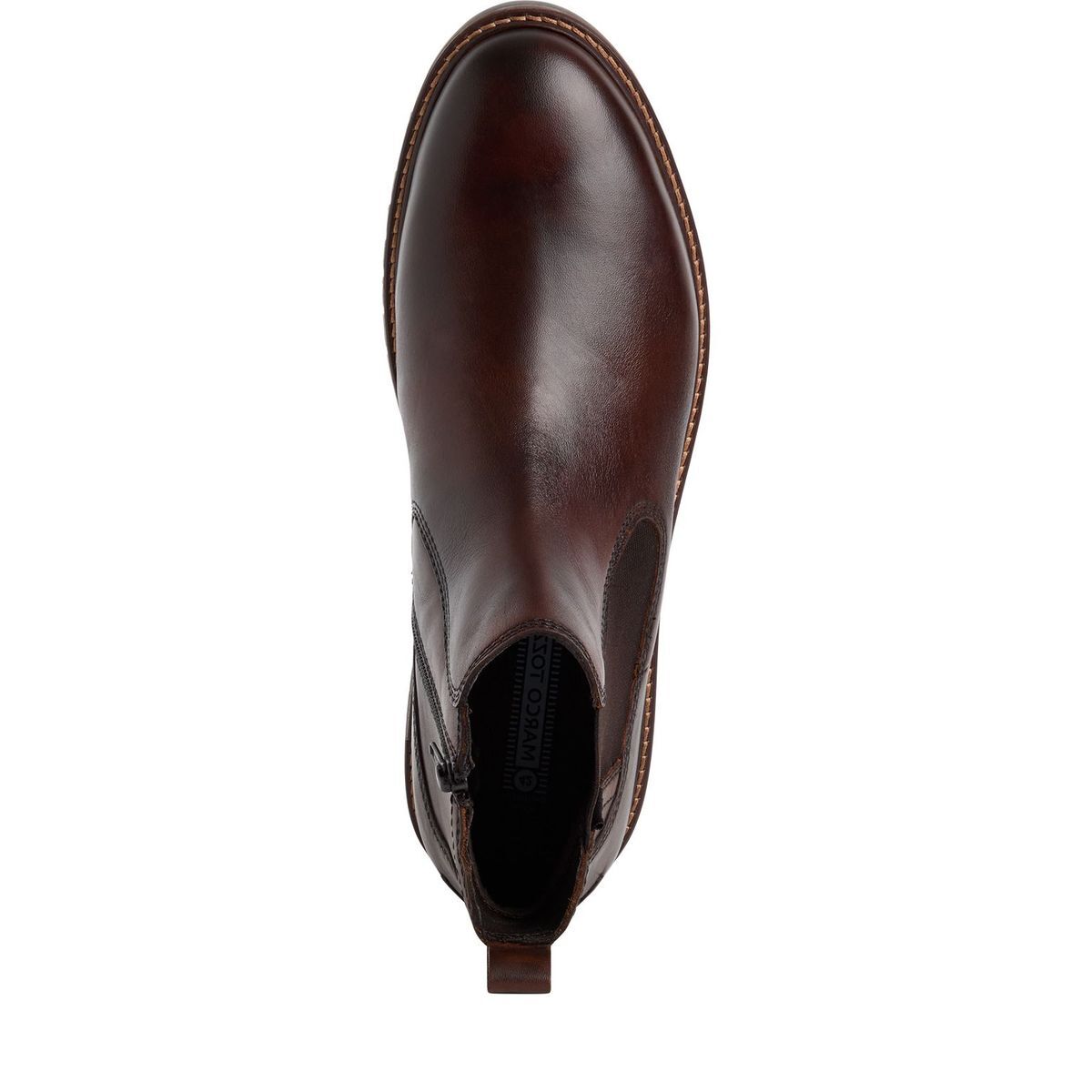 Bottine Chelsea homme marron taupe clair, MARCO TOZZI