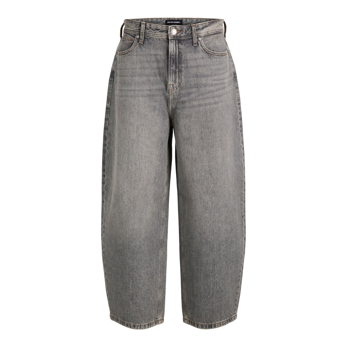 Jeans À Coupe Tonneau grey denim 1, JACK & JONES
