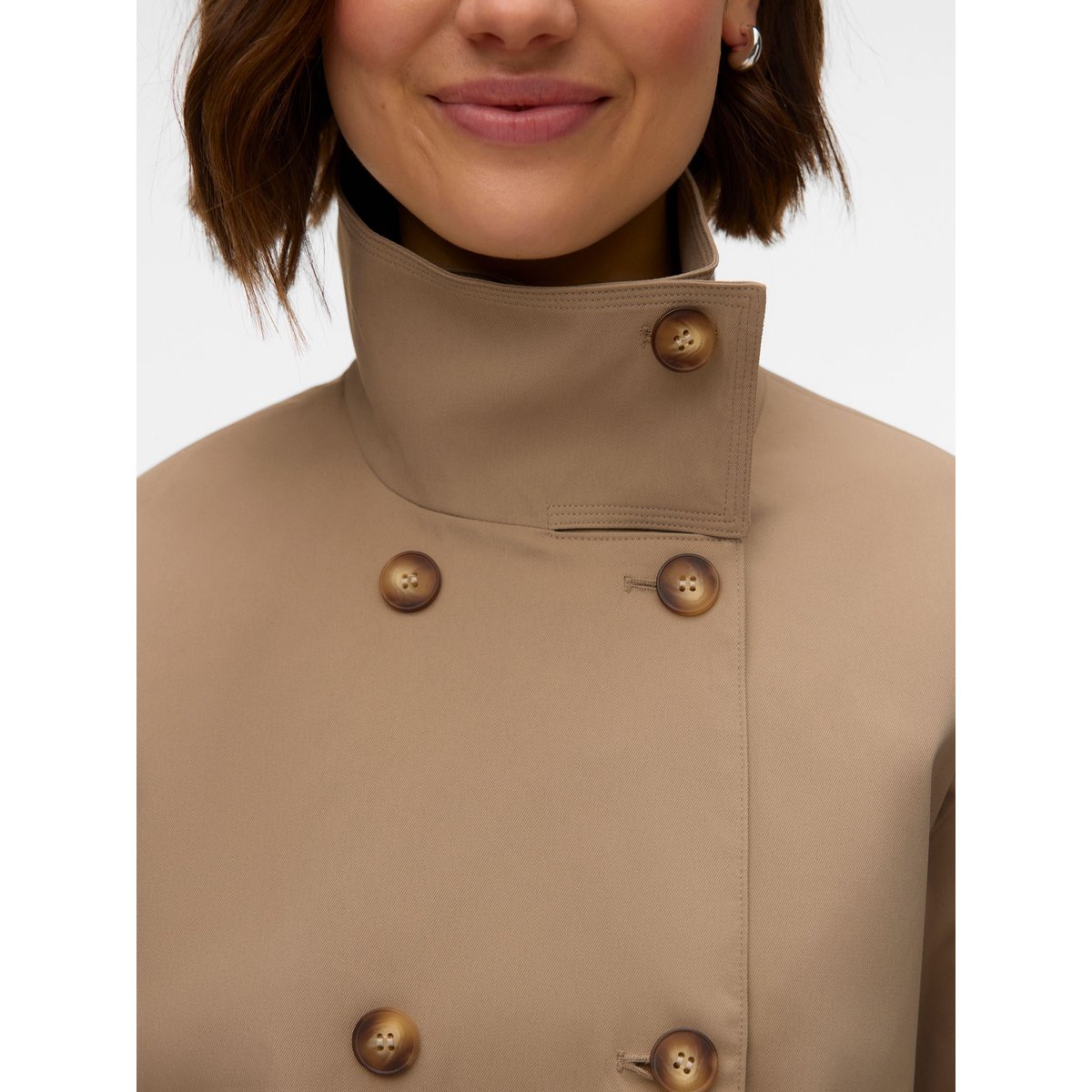 Trench Coat silver mink, VERO MODA