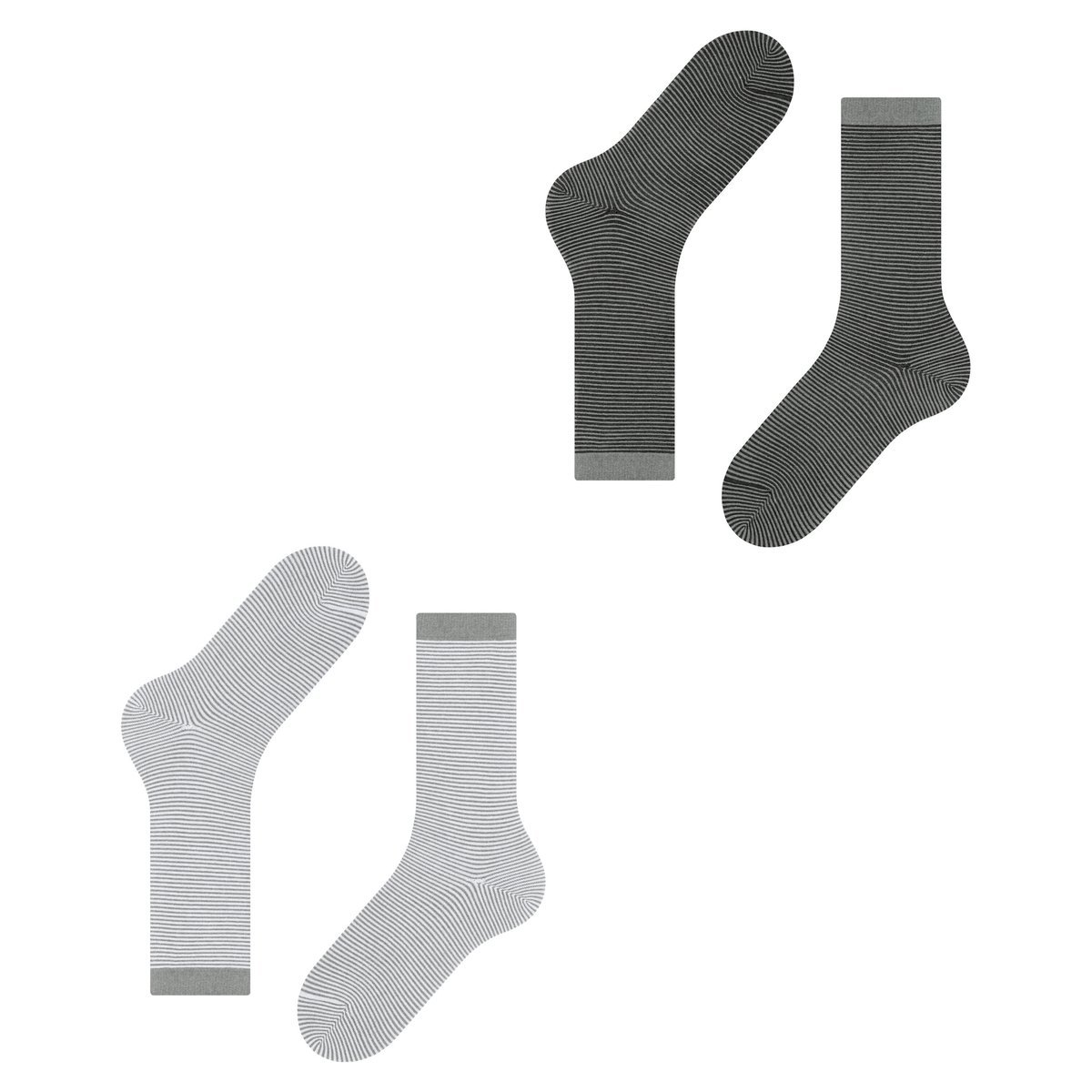 Chaussettes Allover Stripe 2-Pack Opaque coloré, ESPRIT