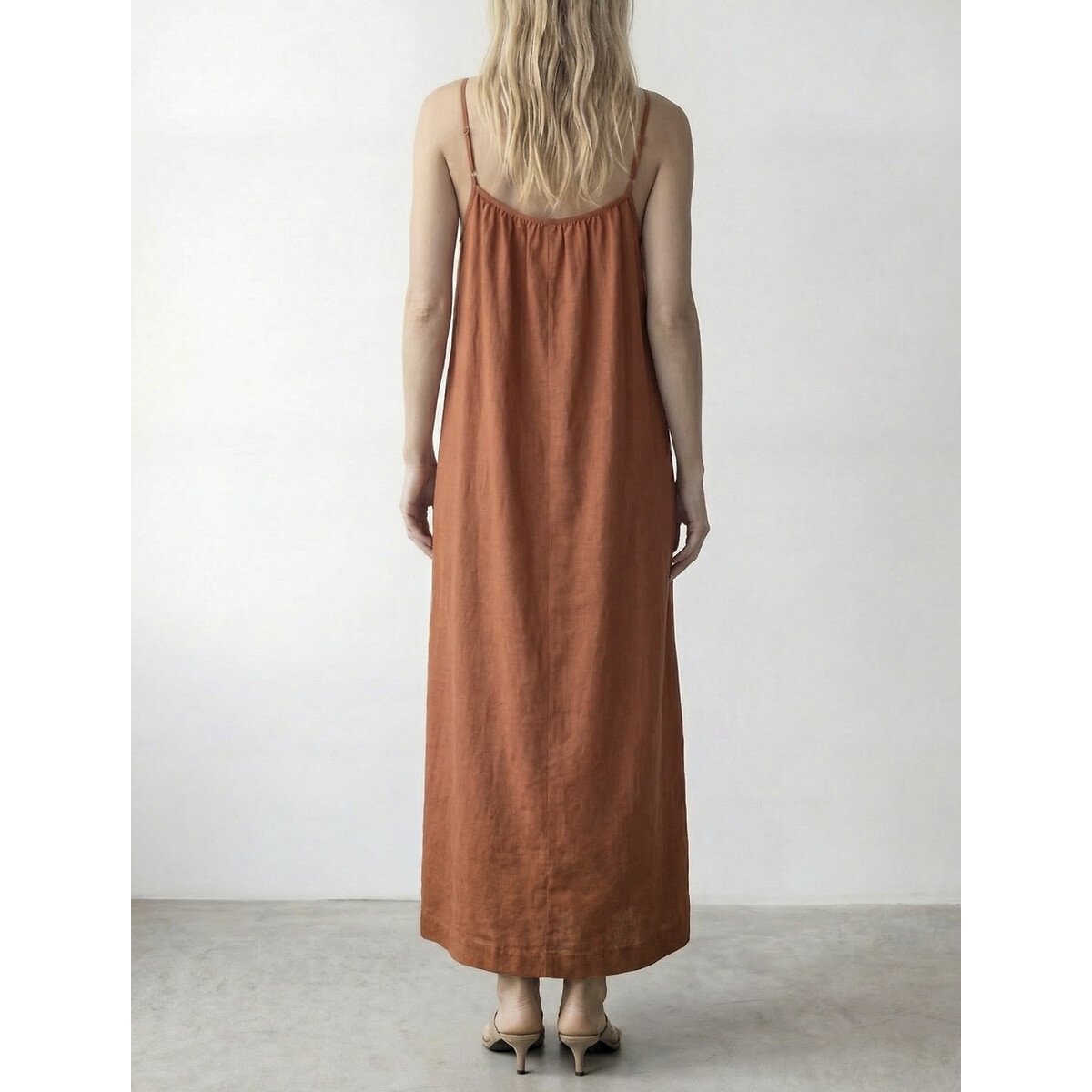 Strappy Maxi Dress terracotta, VILA