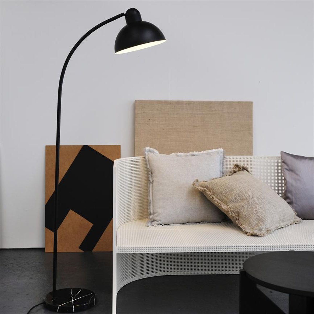 Lampadaire en Métal ERIC noir mat, DYBERG LARSEN