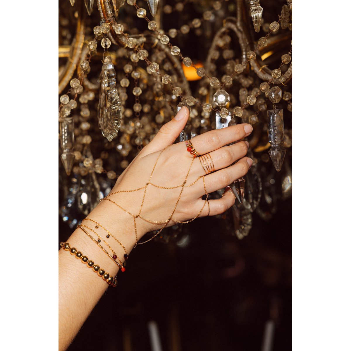 Bracelet Queen perles or / or, YAY PARIS