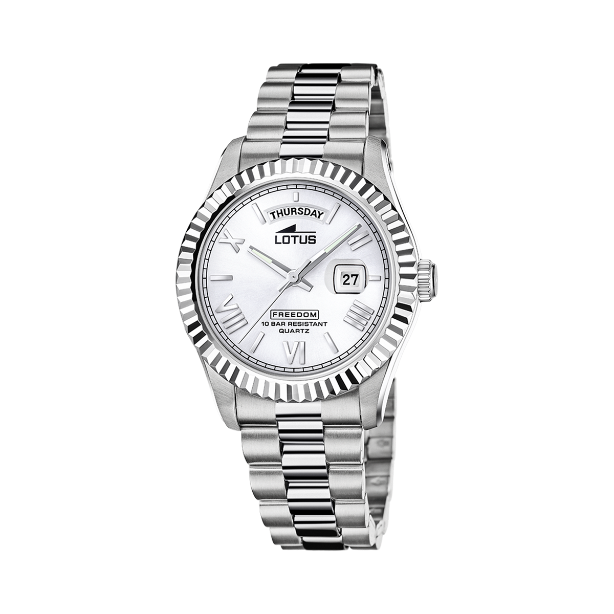 Montre Analogique  FREEDOM argenté blanc argenté, LOTUS