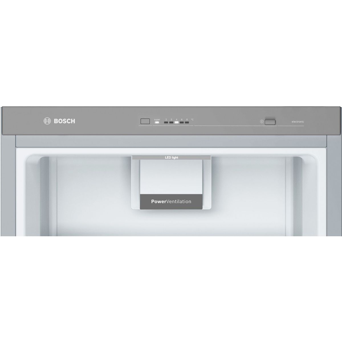 Réfrigérateur 1 porte KSV33VLEP inox, BOSCH
