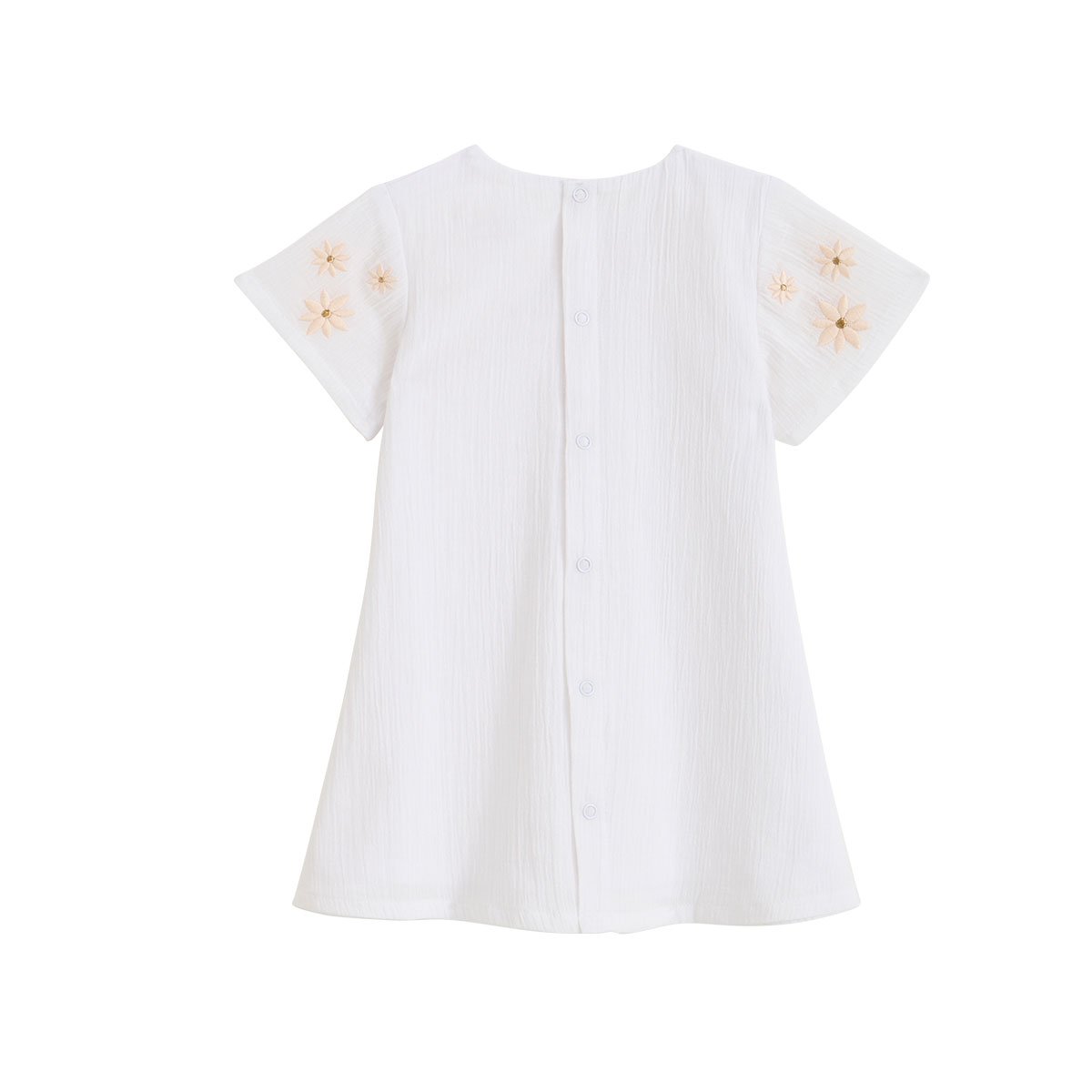 Robe enfant Poésie d'été blanc, PETIT BEGUIN