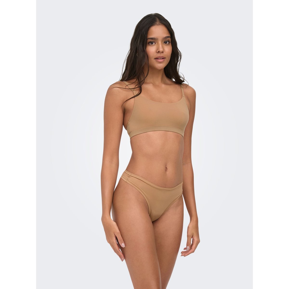 Bralette marron - tawny birch, ONLY
