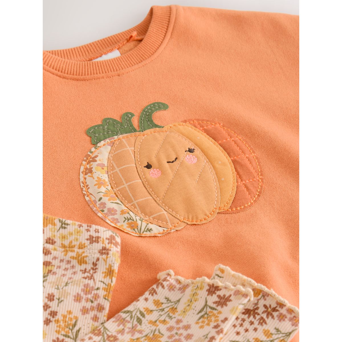 Ensemble sweat et legging citrouille orange, NEXT
