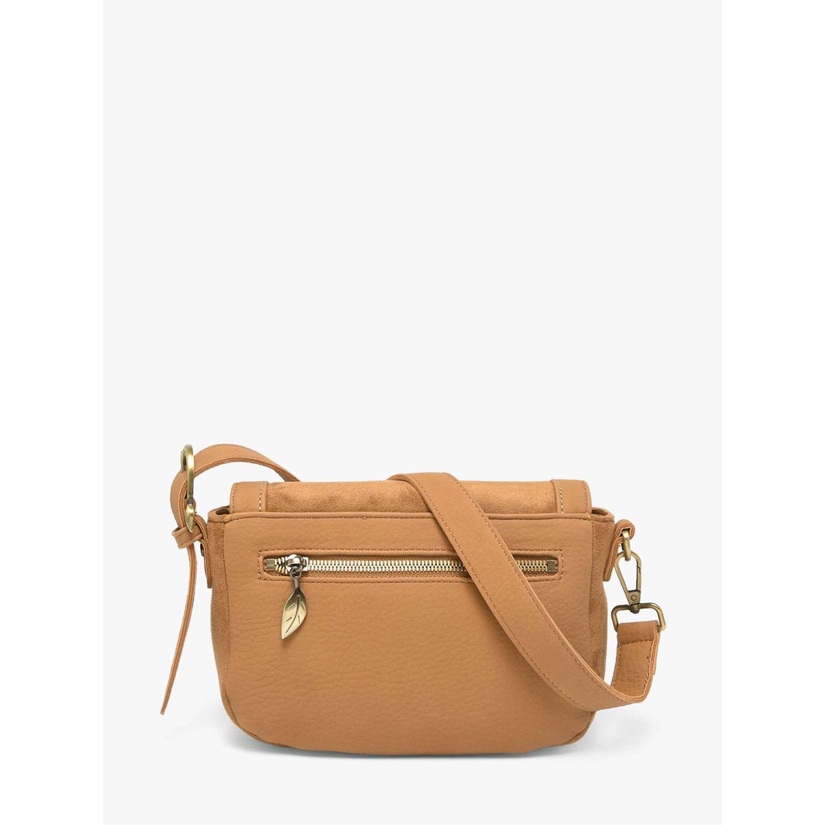 Sac bandoulière Ellebore camel, WOOMEN