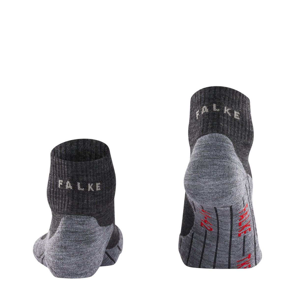 Chaussettes courtes TK5 Wander Short gris chiné, FALKE