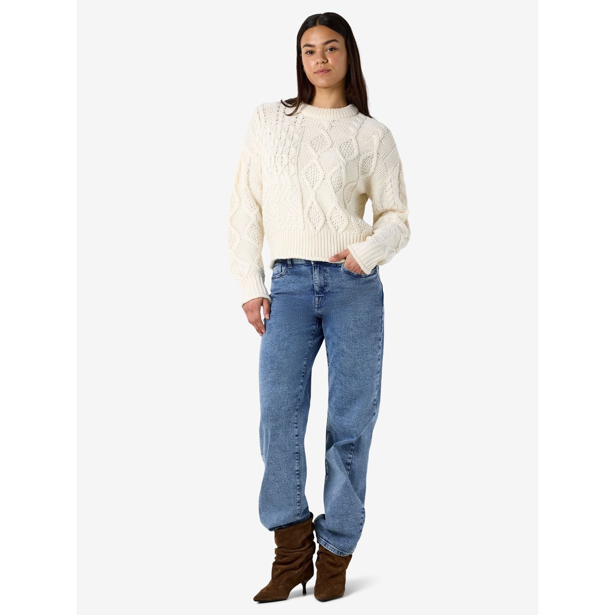 Pull En Maille gris - birch1, NOISY MAY