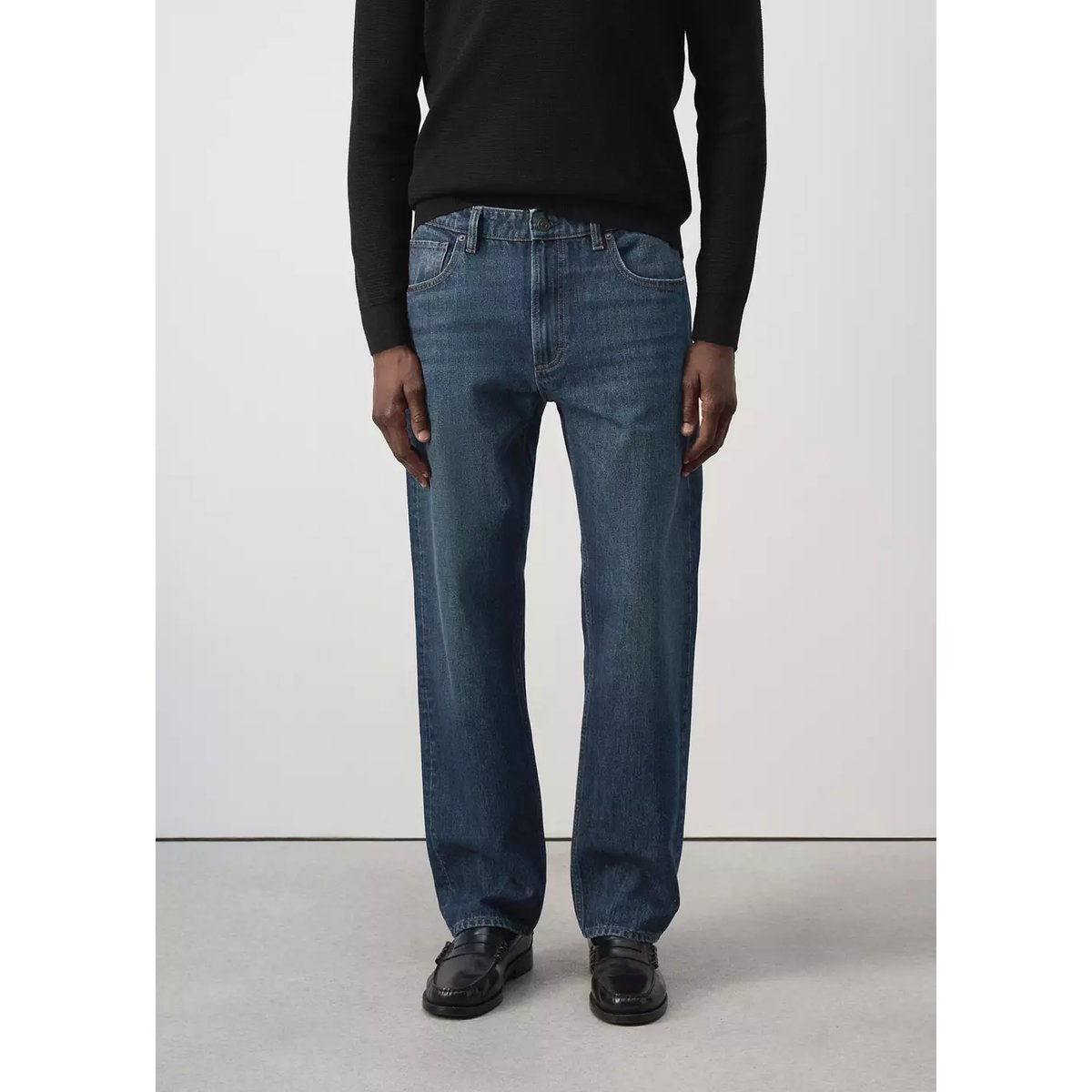 Jean Moby relaxed fit bleu foncé, MANGO MAN