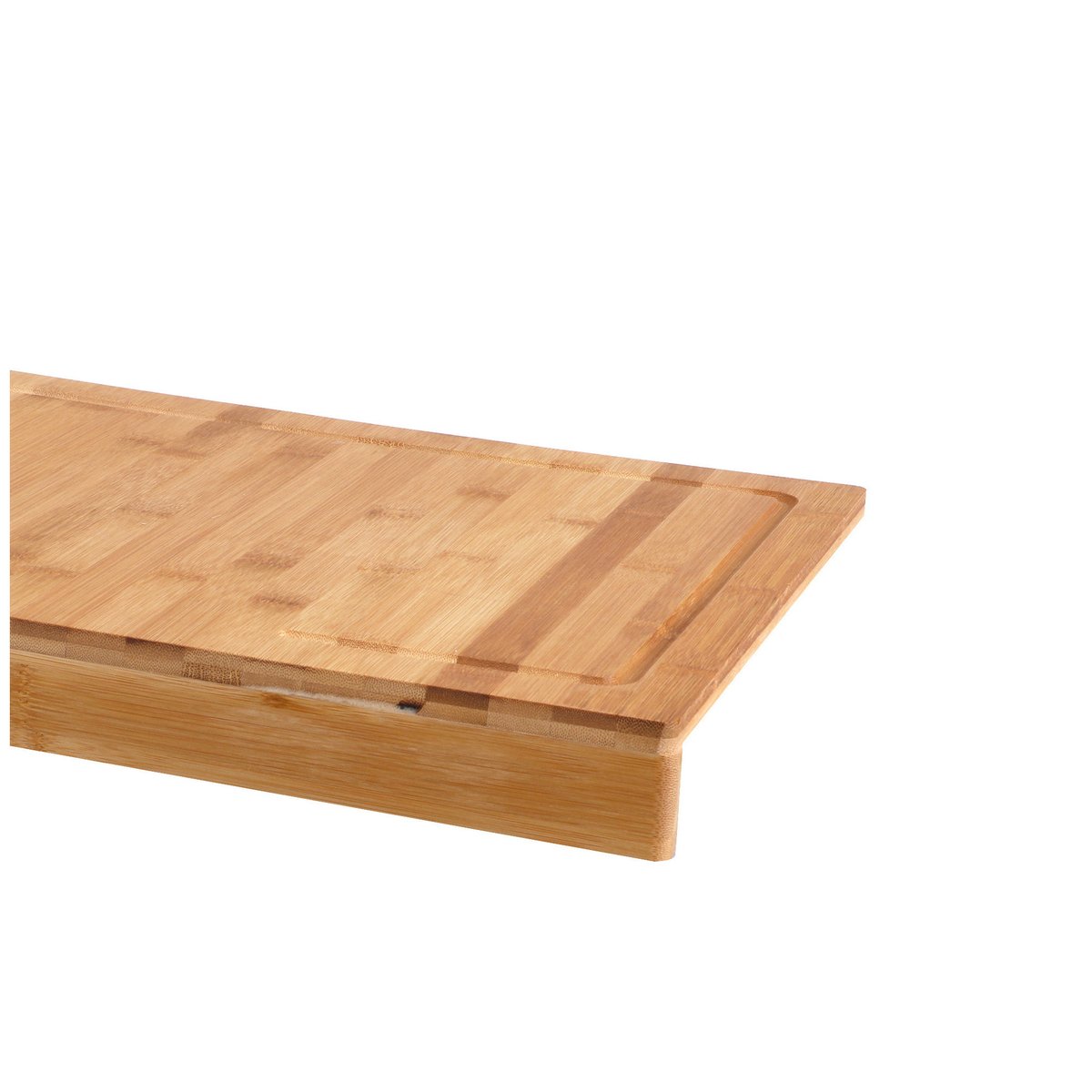 Planche à découper pour plan de travail en bambou - 44x33x5cm bois, WADIGA