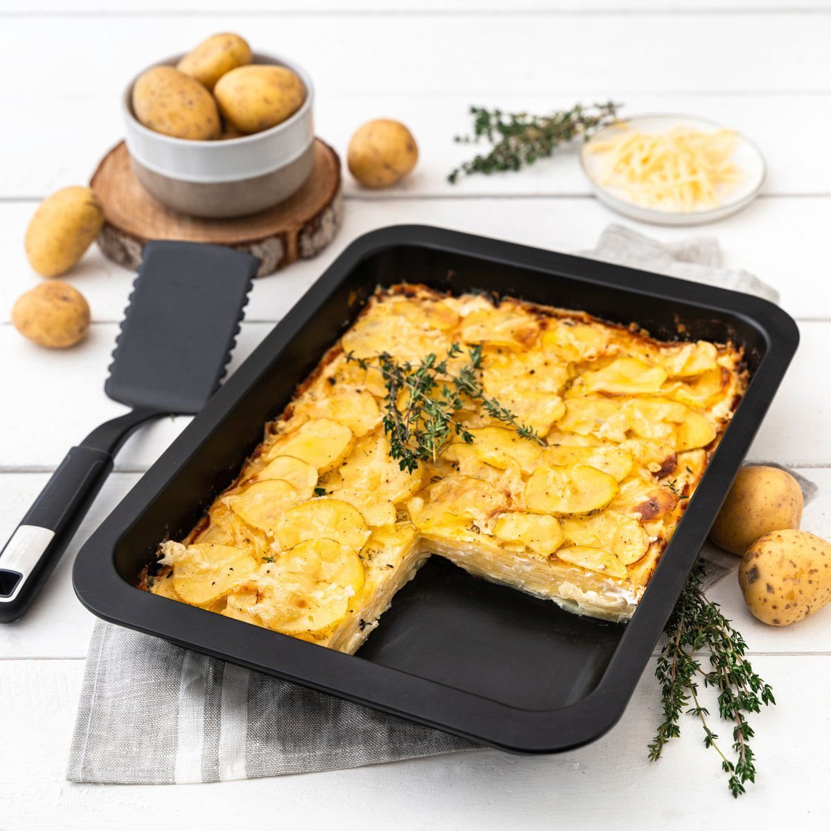 Ensemble de 2 Plats à four rectangulaire SPÉCIAL COOKING noir, ZENKER