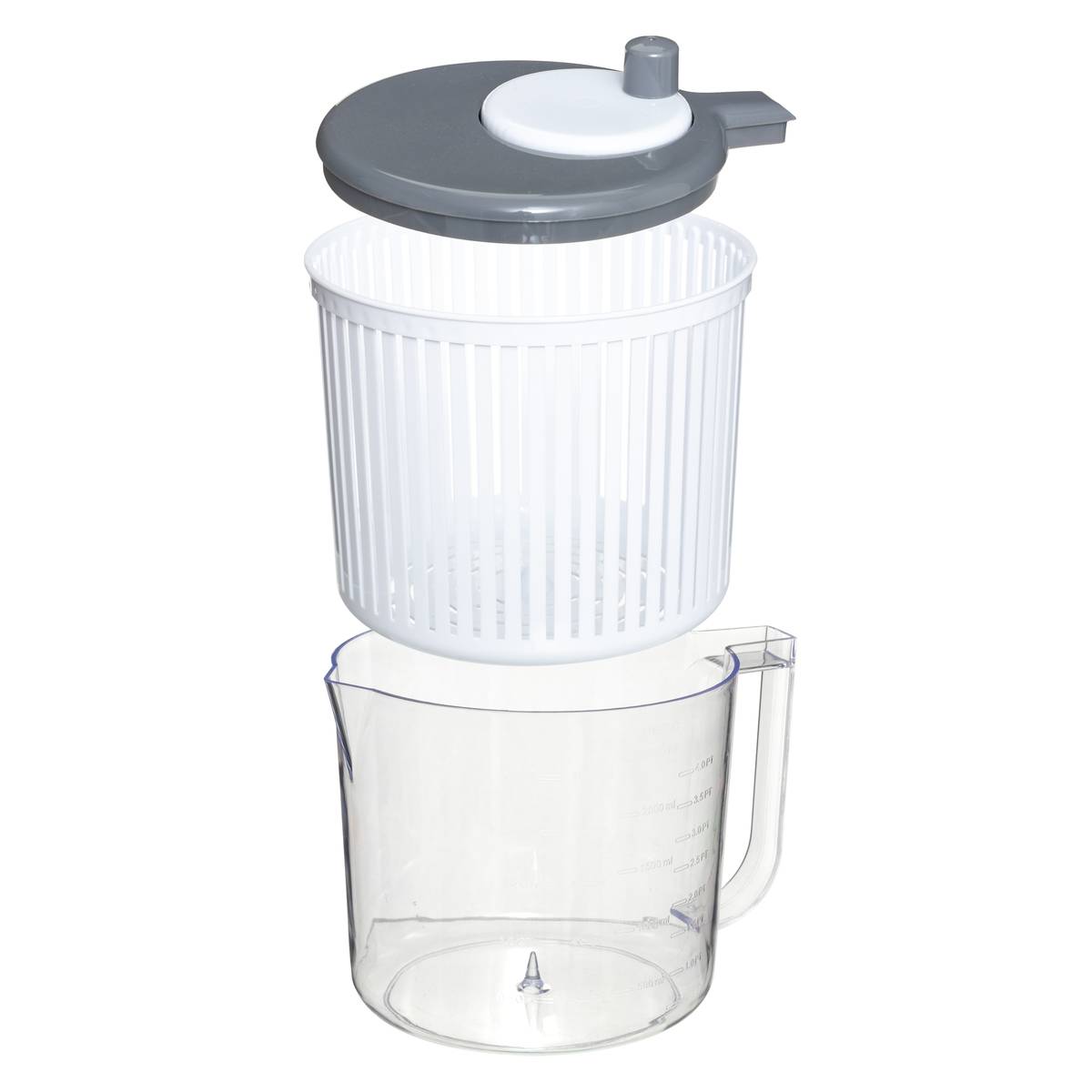 Essoreuse à salade ronde POLY gris, 5FIVE SIMPLY SMART