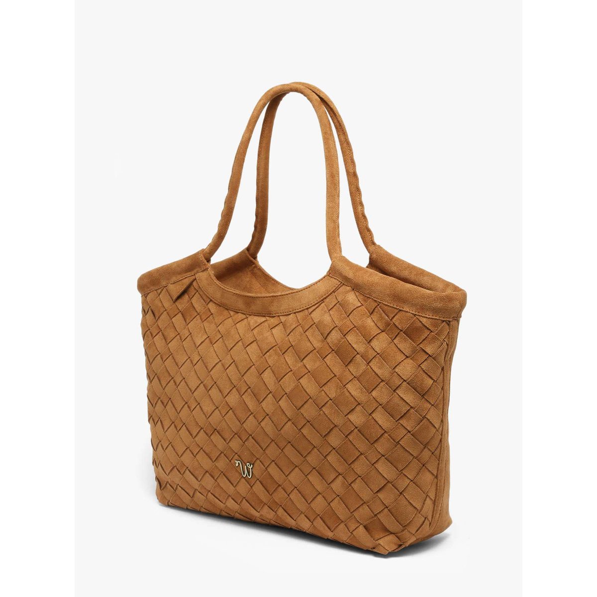Sac porté épaule A4 Aubepine camel, WOOMEN