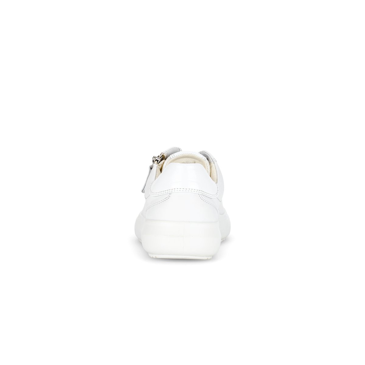 Baskets en cuir à talon compensé blanc, GABOR