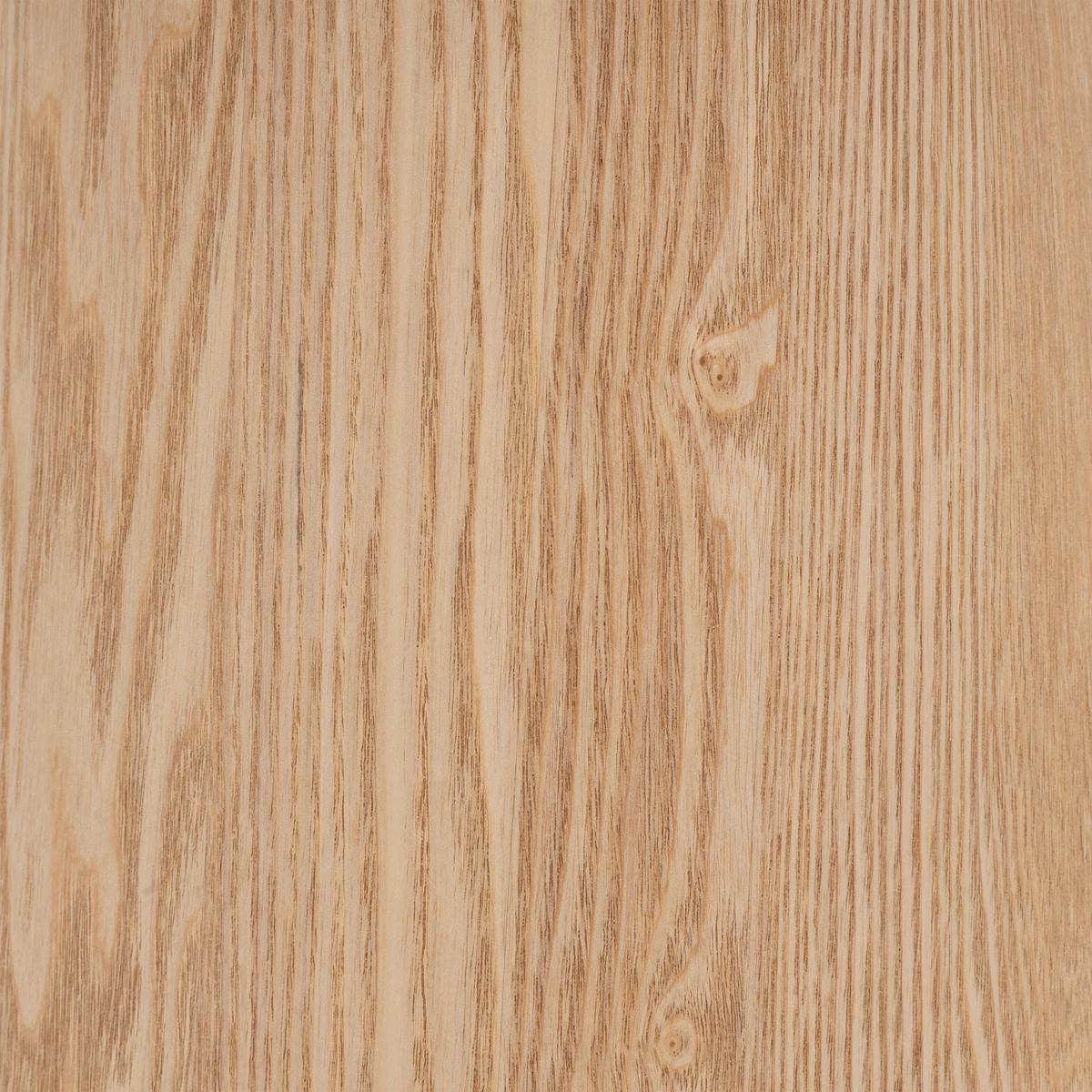 Table d’appoint ronde piètement bois frêne HERCYNA beige, ATMOSPHERA
