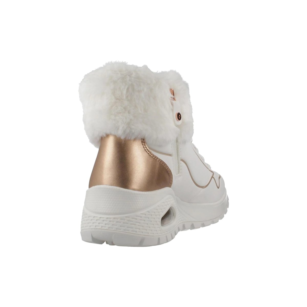 Baskets montantes Uno Rugged - Fall Shimmer blanc rose or, SKECHERS