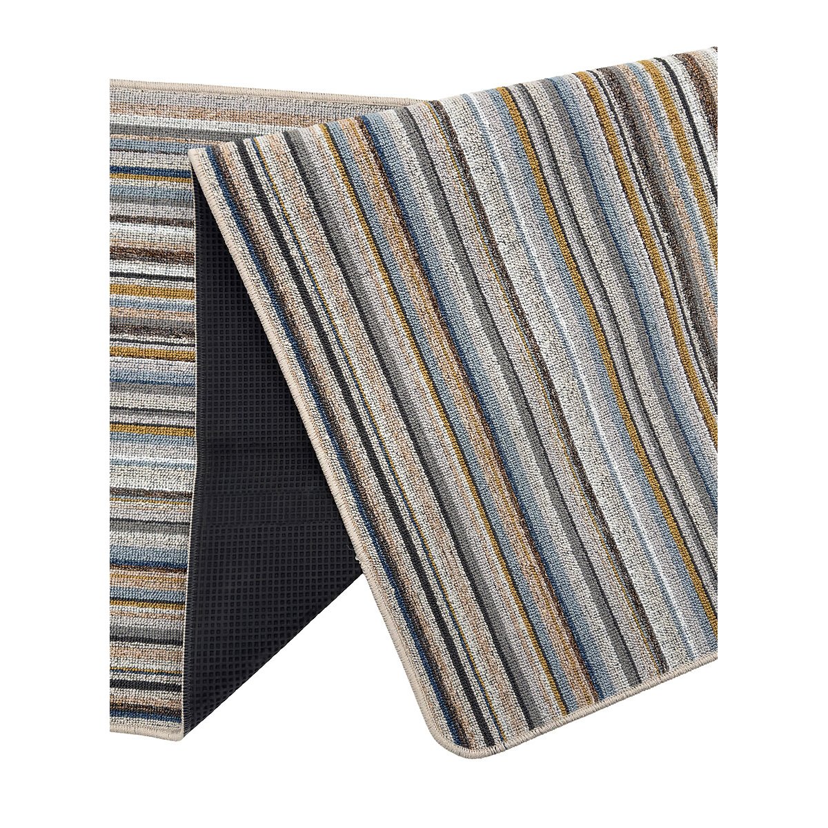 My Stain Resistant Candy Multi Natural Stripe Runner Mat natural, MY MAT