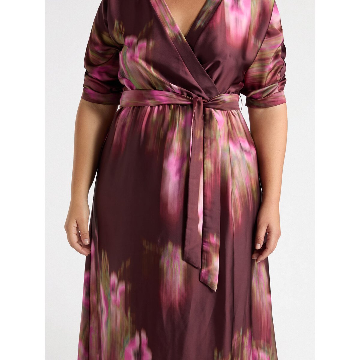 Robe imprimé dégradé fuchsia, FIORELLA RUBINO