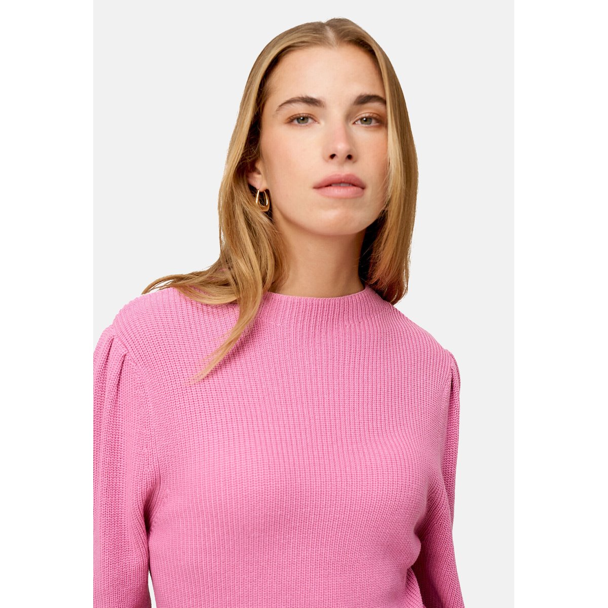Pull en maille mit ballonärmeln blushberry pink, ZERO