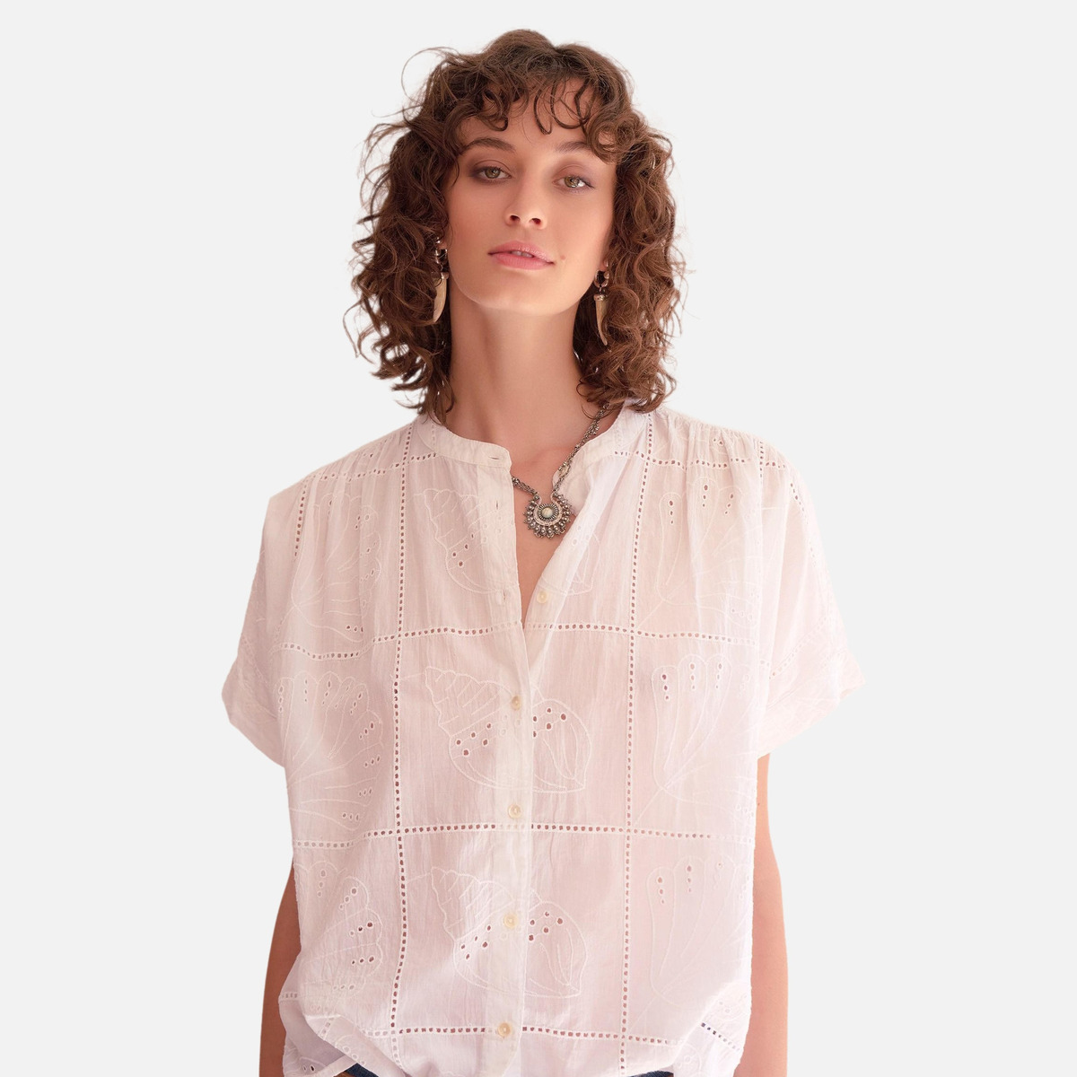 Blouse CHANO 26s blanc, MKT STUDIO
