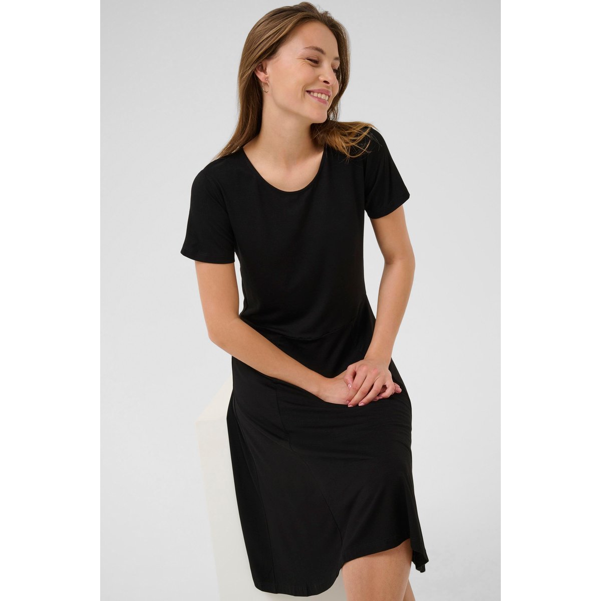 Robe noir black deep, KAFFE