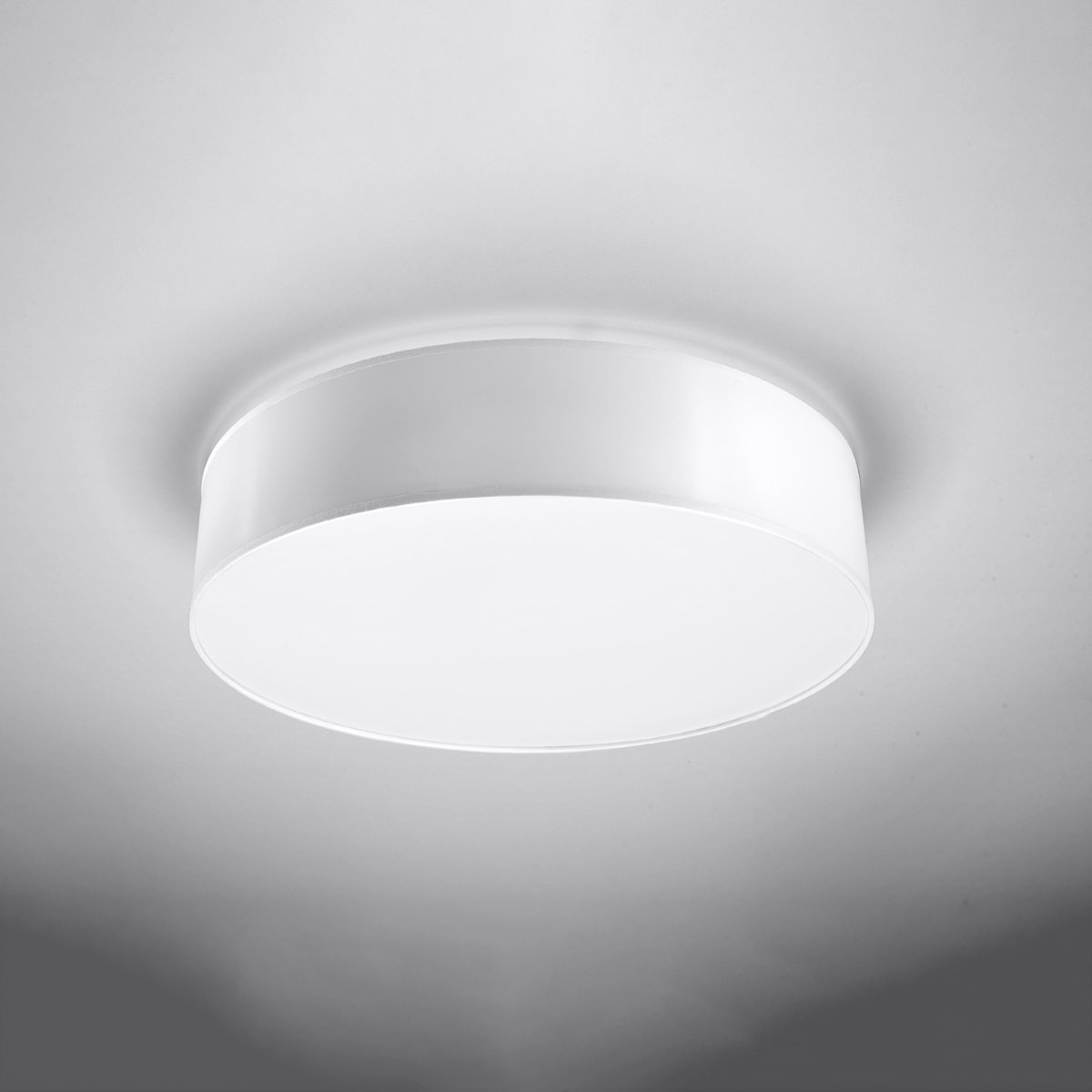 Plafonnier PVC Blanc E27 4 Arena blanc, EDEN