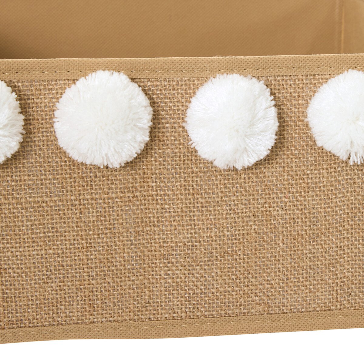 Boîte de rangement pliable pour enfant YUKI beige, ATMOSPHERA FOR KIDS