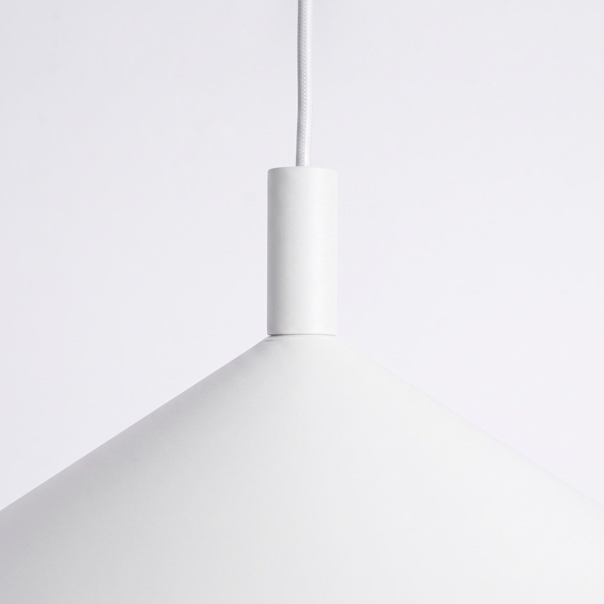 Suspension Acier Blanc E27 1 NOX blanc, EDEN