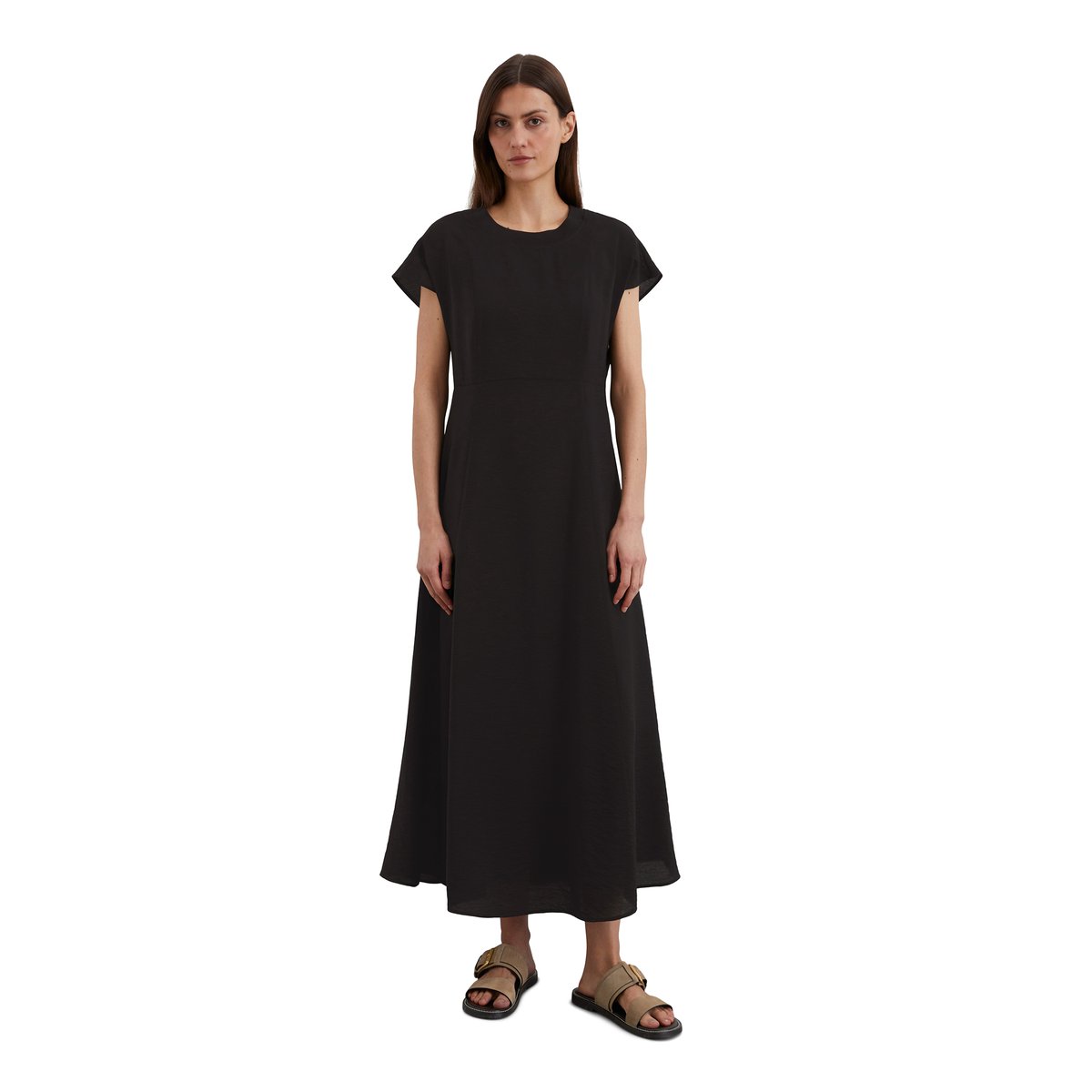 Robe regular en LENZING™ ECOVERO™ noir, MARC O'POLO
