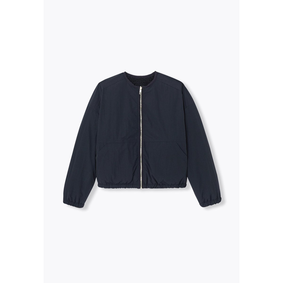 Blouson chaud réversible marine, PROMOD