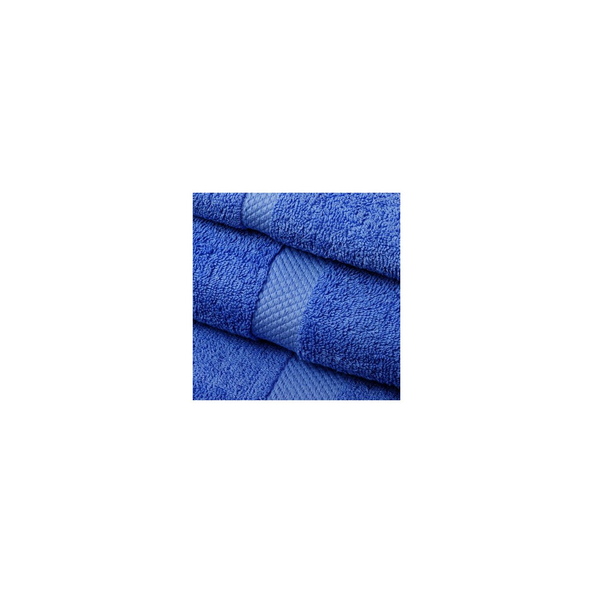 Serviette invité / essuie-mains 100% coton bleu foncé - 30x50cm bleu, WADIGA