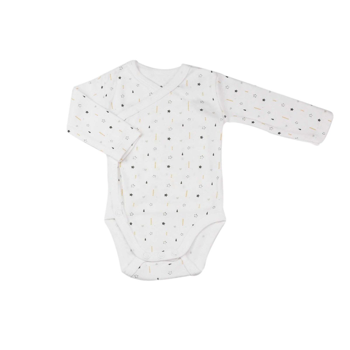 Ensemble naissance mixte 4pcs - Moutarde jaune, TROIS KILOS SEPT