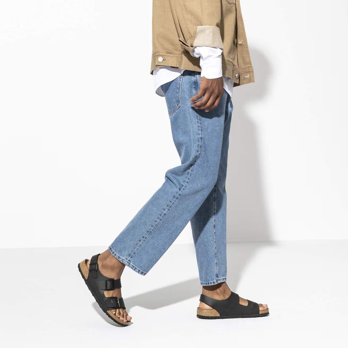 Sandales MILANO avec bride arrière noir, BIRKENSTOCK