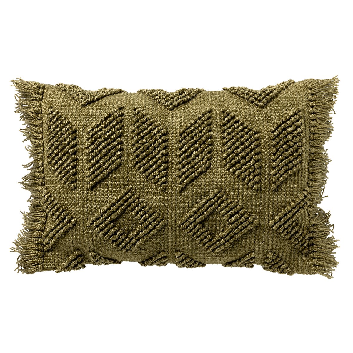 Coussin Odin vert olive, DUTCH DECOR